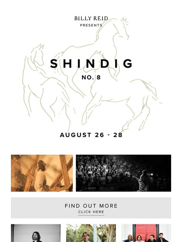 Billy Reid Join Us For Shindig No. 8 Milled