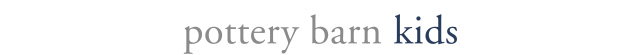 pottery barn kids