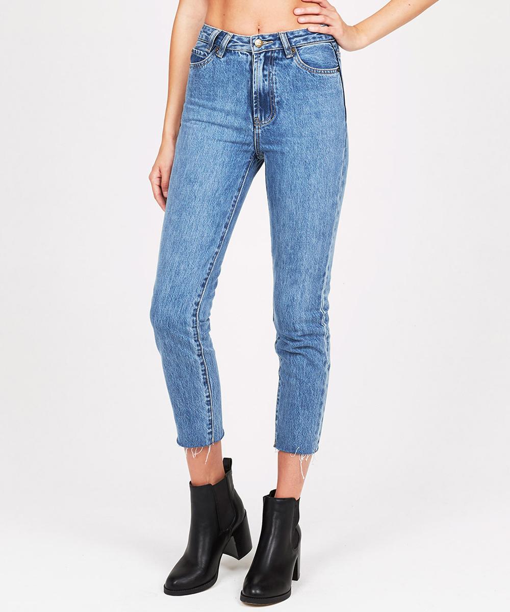 insight denim tina tapered mom jeans