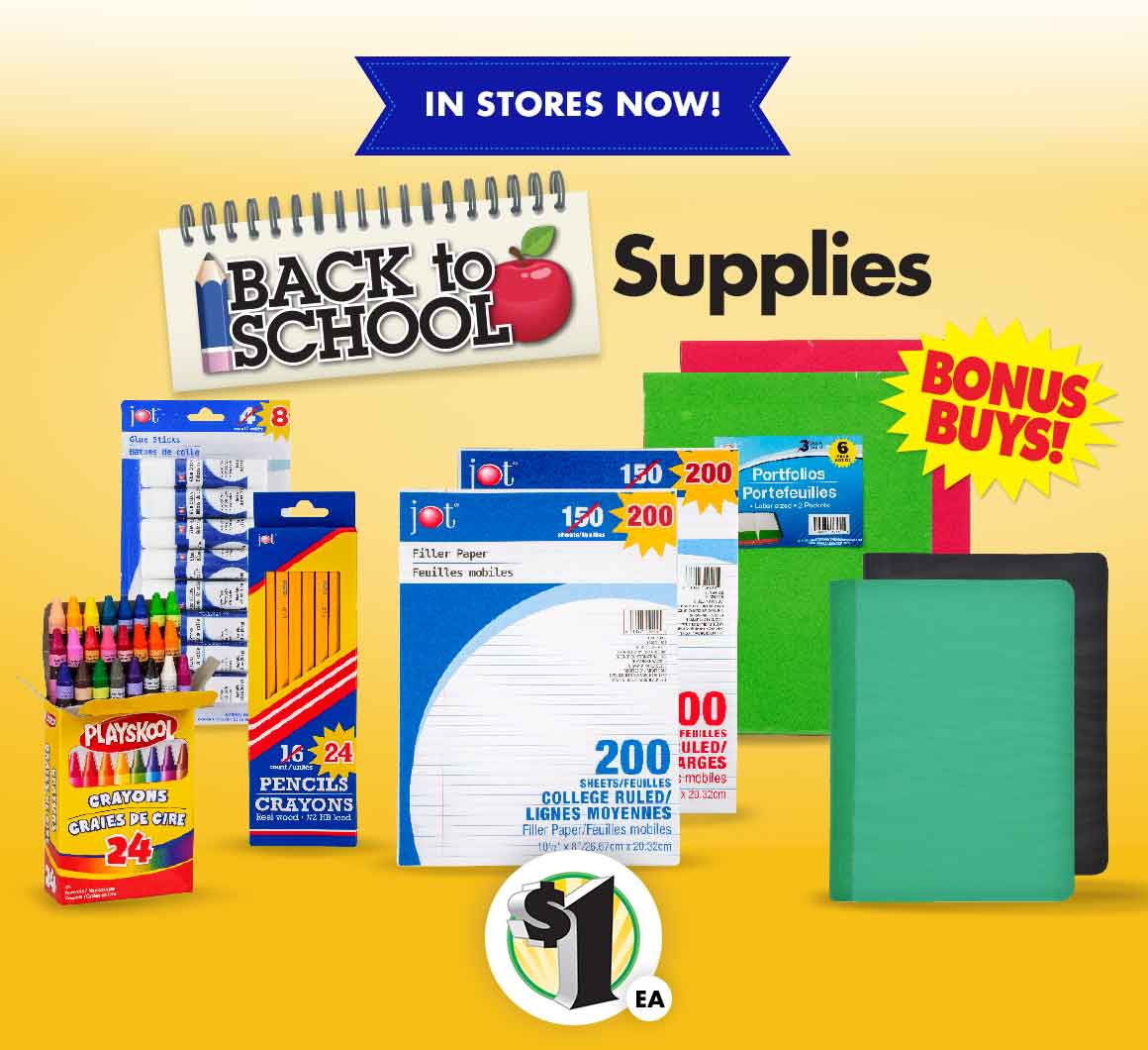 Ins Tores Now! Back to School Supplies