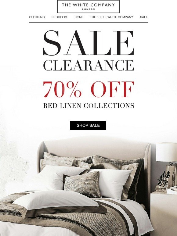 White Company: Sale clearance: 70% off ...