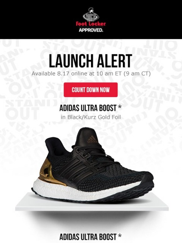 ultra boost gold medal foot locker