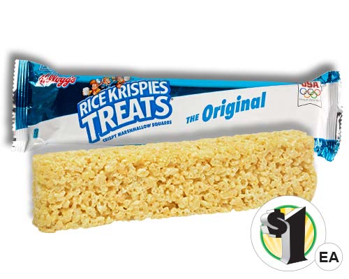 2.2-oz. Packs of Rice Krispies® Crispy Marshmallow Treats, Just $1 each