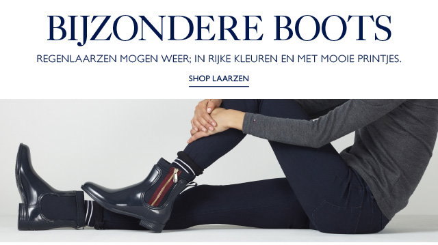 Tommy Hilfiger Dames Regenlaarzen SALE • Tot 48% korting