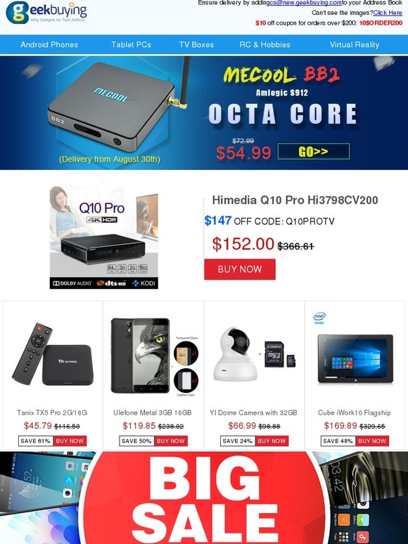 New Release: Xiaomi Redmi Note 4, Mecool TV Box Blowout, Cellphone Brand Sale