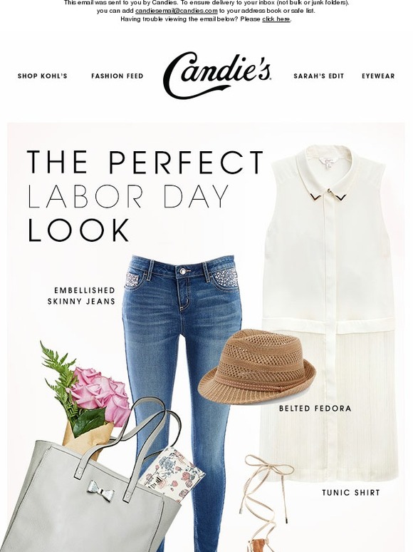Shop the Perfect Labor Day Look with Candie’s!