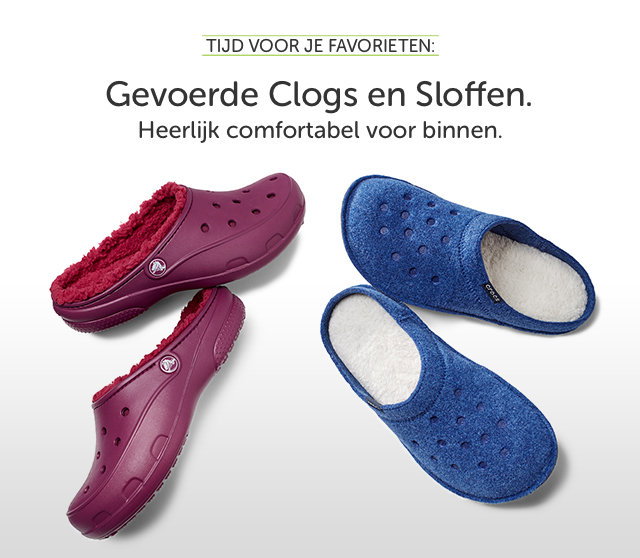 Crocs: Herfstklassiekers: gevoerde clogs en sloffen! | Milled