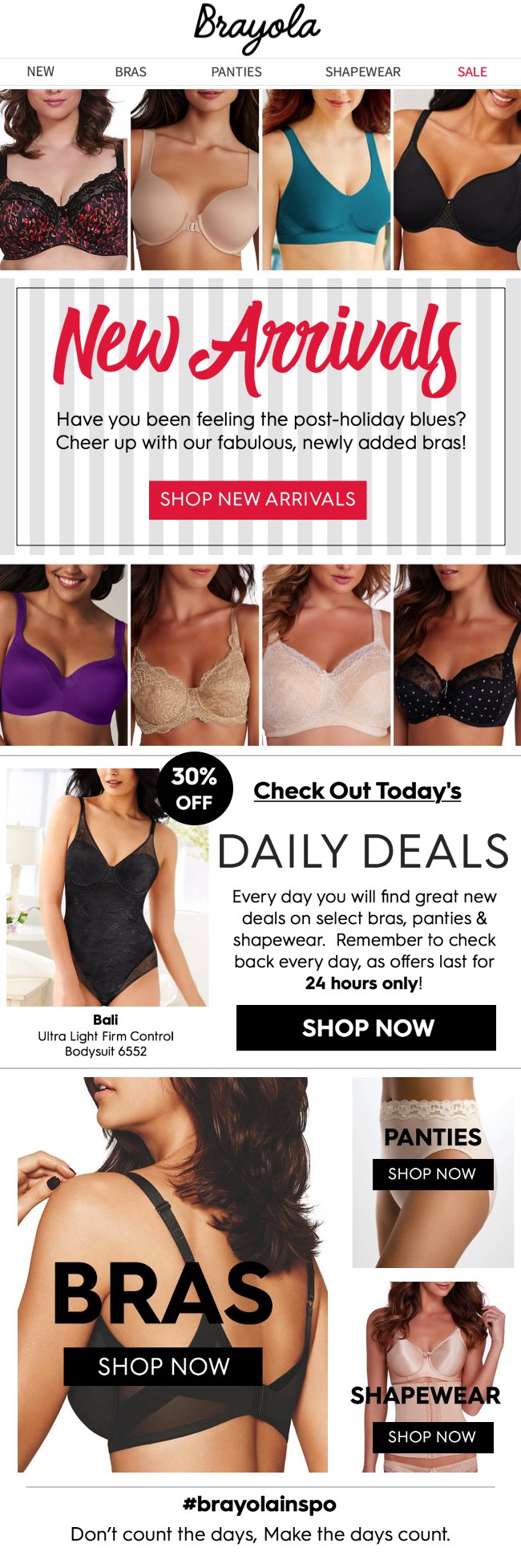 Do NOT Miss This! Choose A Bare Bra + Panty, And Get 30% Off The