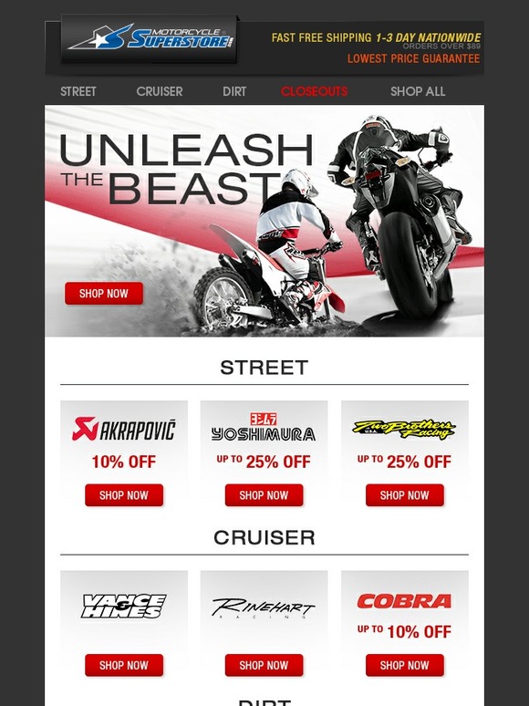 Motorcycle Let out the ROAR Milled