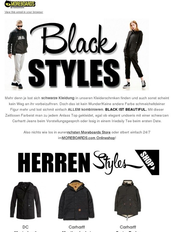 😎 BLACK IS BACK - TOP Auswahl an BLACK Styles 😎