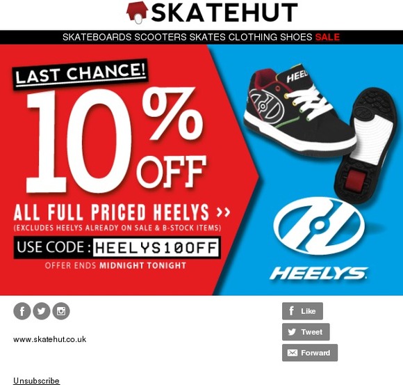 heelys coupon
