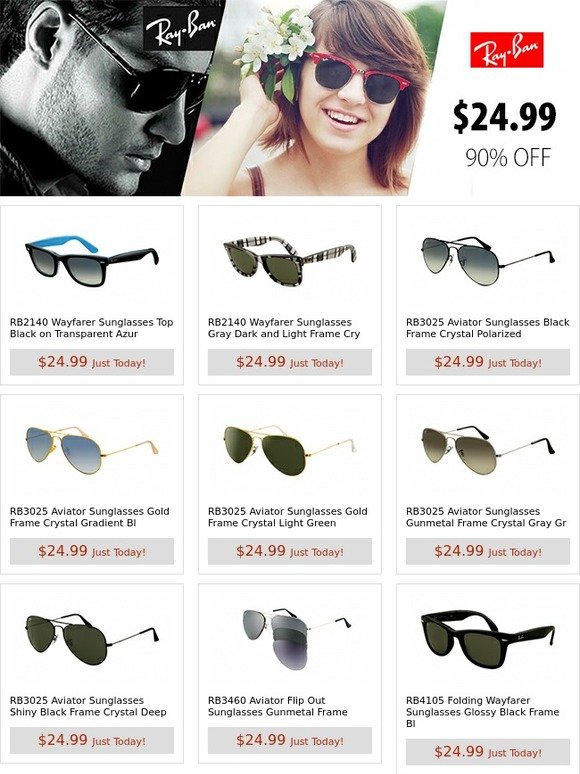 Prøve Kammer Rusland BuyTrends International Limited: Ray-Ban Glasses $24.99 Only, Just Today! |  Milled