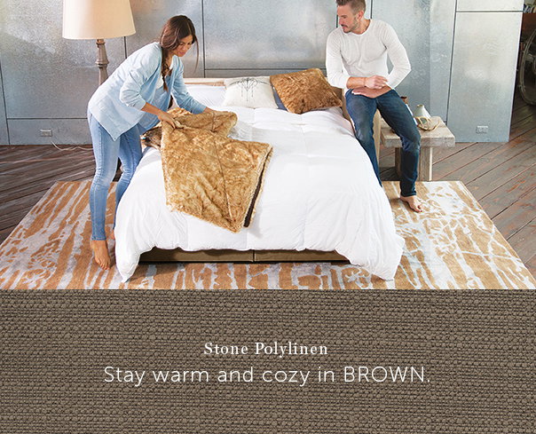 Stone Polylinen | Stay warm and cozy in BROWN. - Shop Now