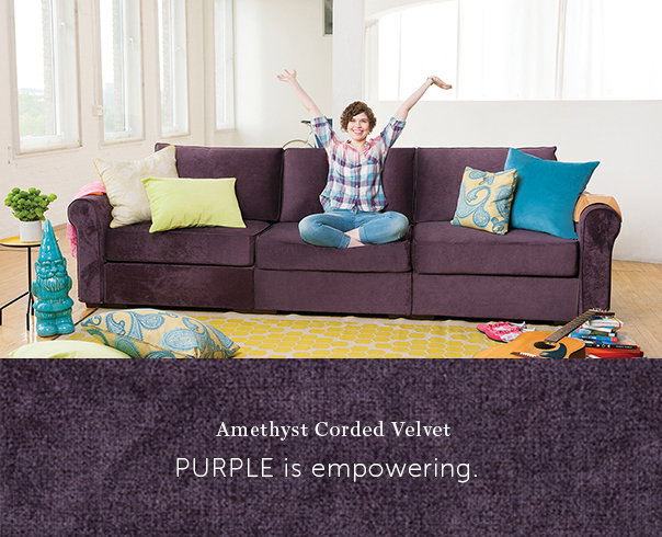 Amethyst Corded Velvet | PURPLE is empowering. - Shop Now