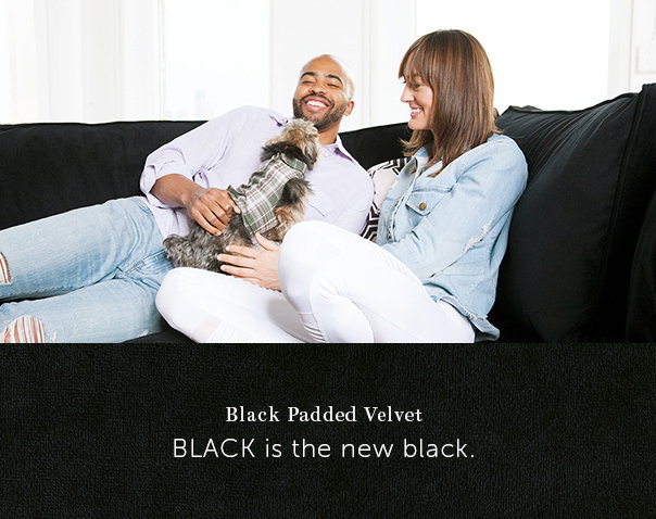 Black Padded Velvet | BLACK is the new black. - Shop Now