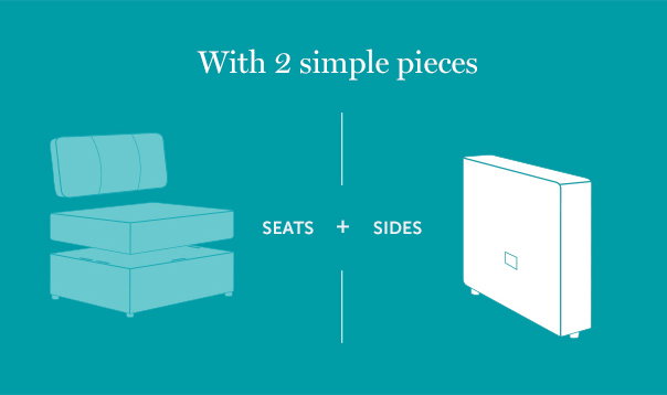 With 2 simple pieces...