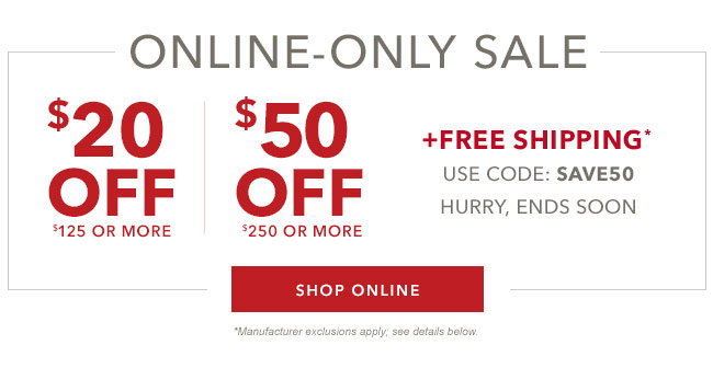 Online Only Sale