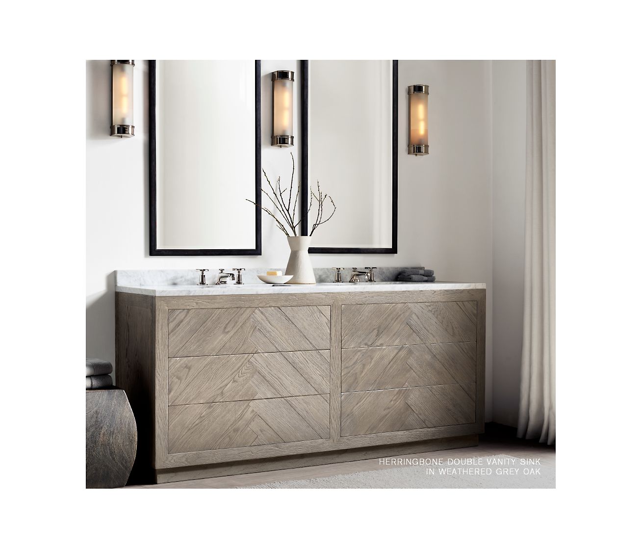 Restoration Hardware Introducing the Herringbone Collection. Designed