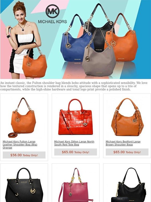 International Limited: MK Bags Value Spree 90% OFF, Jet Set Tote + $58 Only! Milled