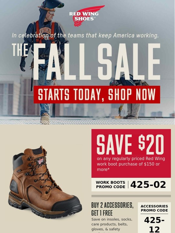 redwingshoes coupon