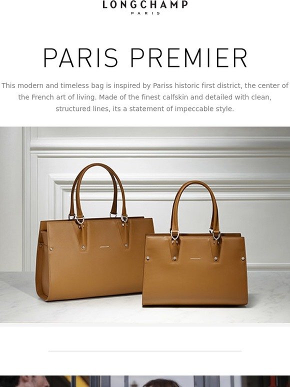 Longchamp x André Le Pliage bag debuts exclusively at Paris