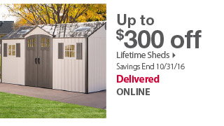 lifetime sheds