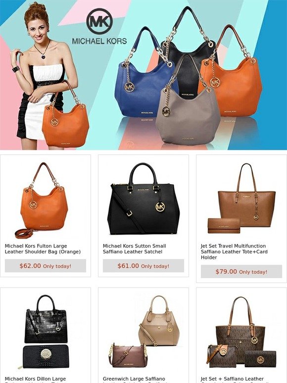 International Limited: MK Bags Value Spree 90% OFF, Jet Set Tote + $58 Only! Milled
