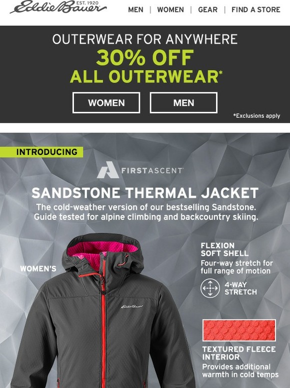 eddie bauer thermal jacket