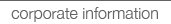 CORPORATE INFORMATION