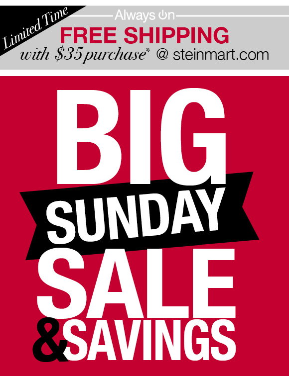 Big Sunday Sale & Savings