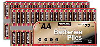 Kirkland Signature AA Alkaline Batteries 2+ Pack Pricing