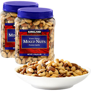 Kirkland Signature Mixed Nuts 2 - 2.5 Lb. Jars