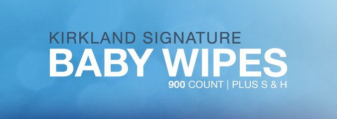 Kirkland Signature Baby Wipes 900-Count