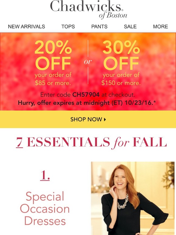 Chadwicks 7 styles you need for fall... Milled