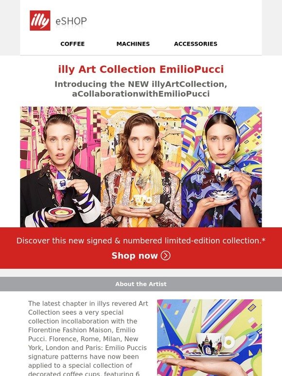 Emilio Pucci for the new illy Art Collection - Interni Magazine