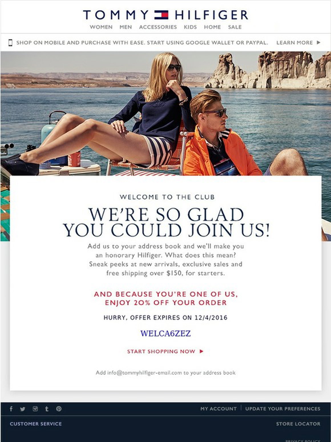 tommy hilfiger new customer discount