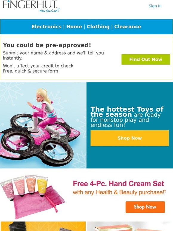 Fingerhut Fingerhut They’re here! The hottest Toys of the season
