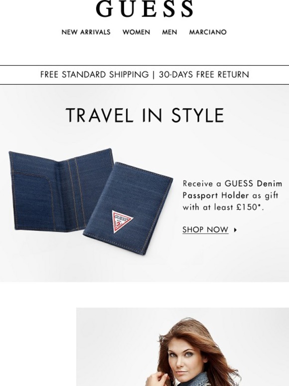 GUESS? November Essentials + FREE Passport Holder Milled