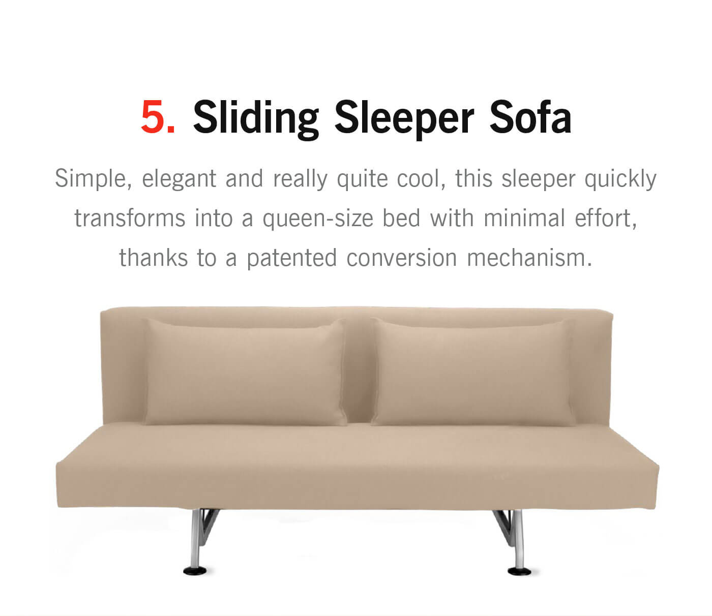 Design Within Reach: Just a moment! 5 ways to shun the cumbersome sleeper  sofa: you really have to see this. | Milled