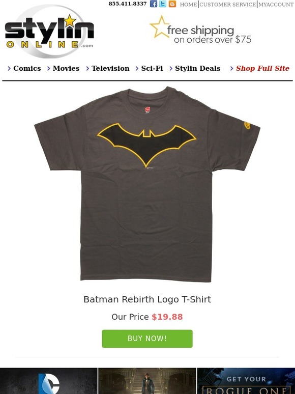 batman rebirth t shirt