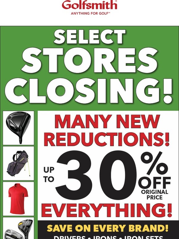 MANY NEW REDUCTIONS!--3 NEW JERSEY AREA Stores Closing!--Don’t Miss It!