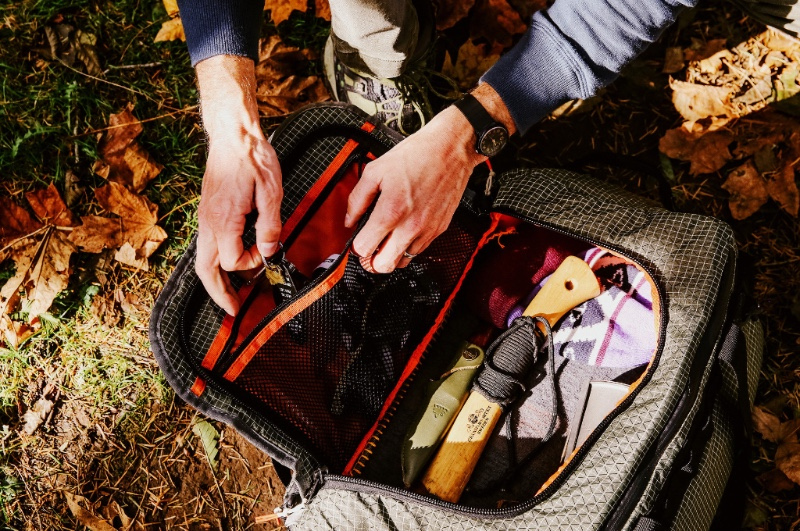 poler orange label camera backpack
