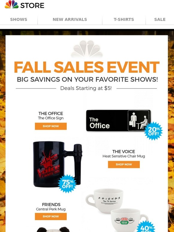 Big Savings During Our Fall Sales Event!