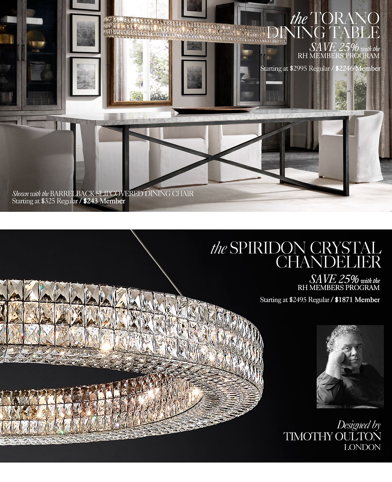 Restoration Hardware The La Salle Collection. Save 25 on Everything as an RH Member. Milled