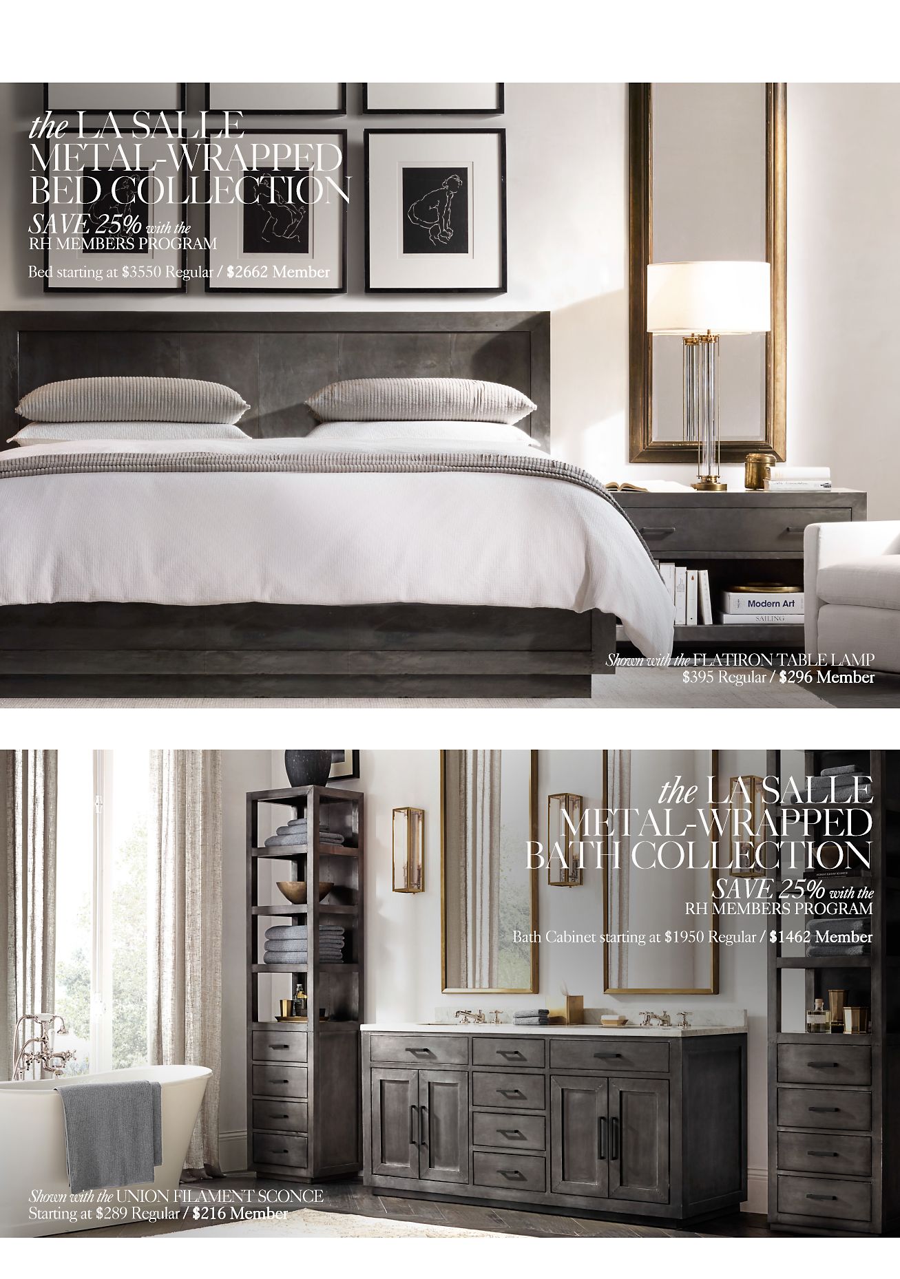 Restoration Hardware The La Salle Collection. Save 25 on Everything as an RH Member. Milled