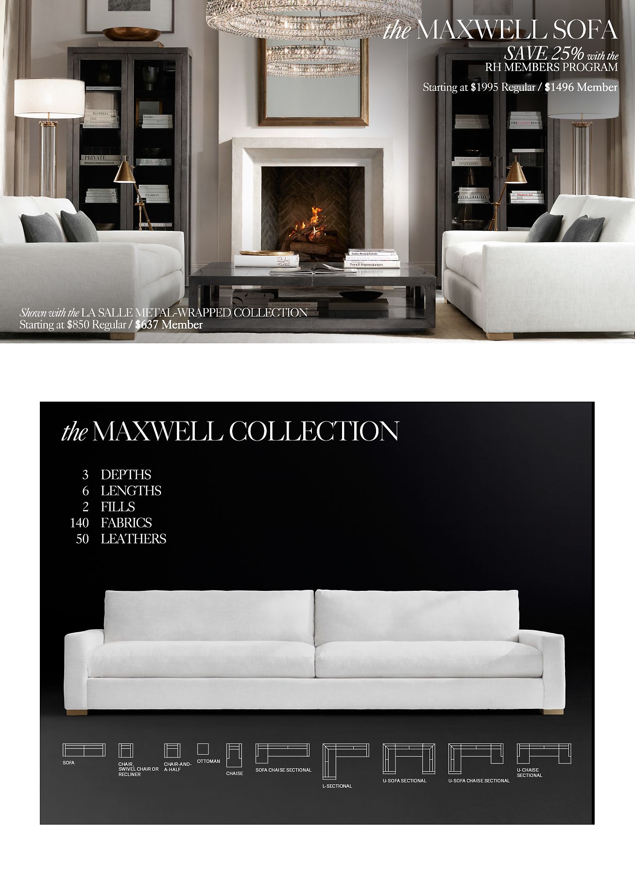 Restoration Hardware The La Salle Collection. Save 25 on Everything as an RH Member. Milled