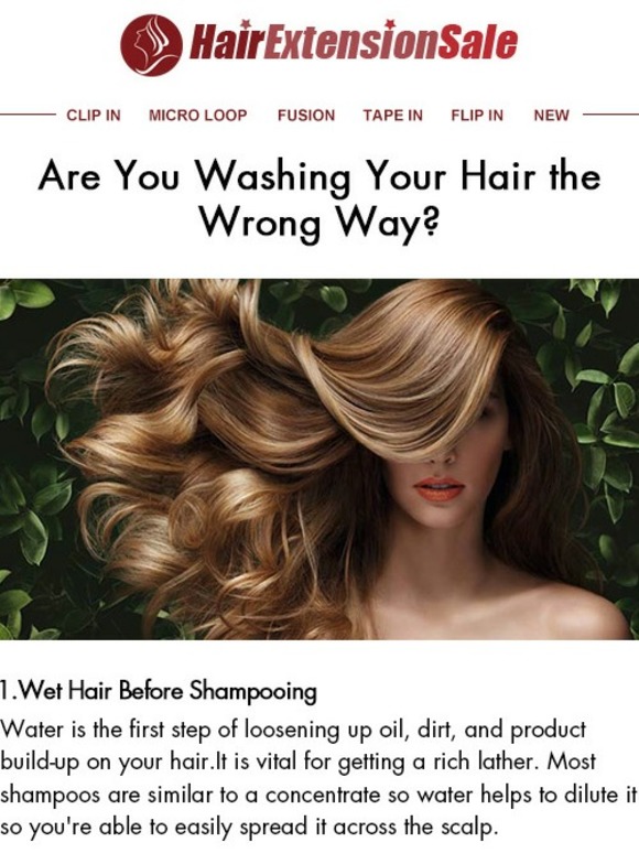 Are You Washing Your Hair the Wrong Way?
