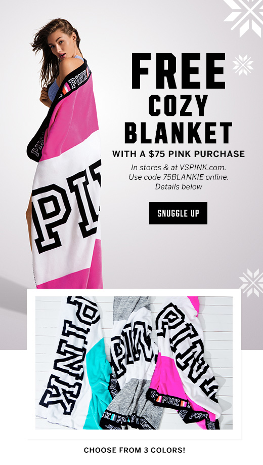 victorias secret free blanket