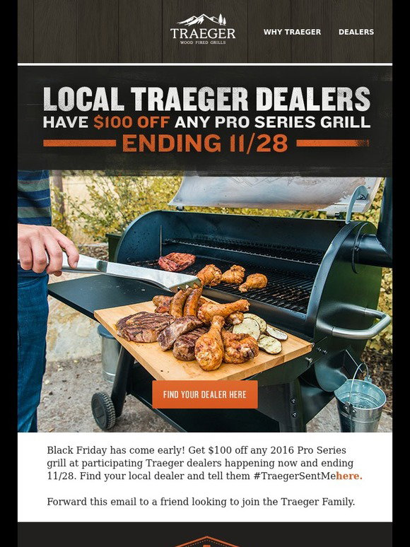 Traeger Grills Local Traeger Dealers Have Early Black Friday Milled