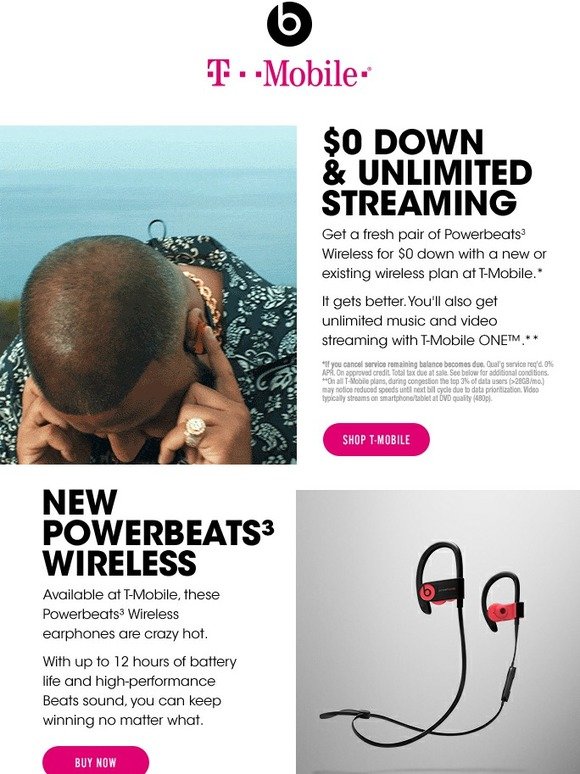 T-Mobile – Powerbeats3 Wireless 